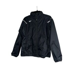 Nike Men's Dark Raincoat with Reflective Details